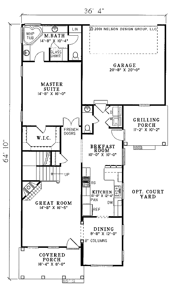Southern Floor Plan - Main Floor Plan #17-2047