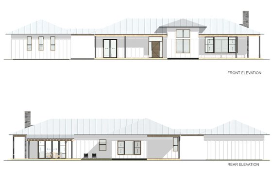 Exterior - Other Elevation for Farmhouse House Plan #924-28 - 3 bed, 2.5 bath