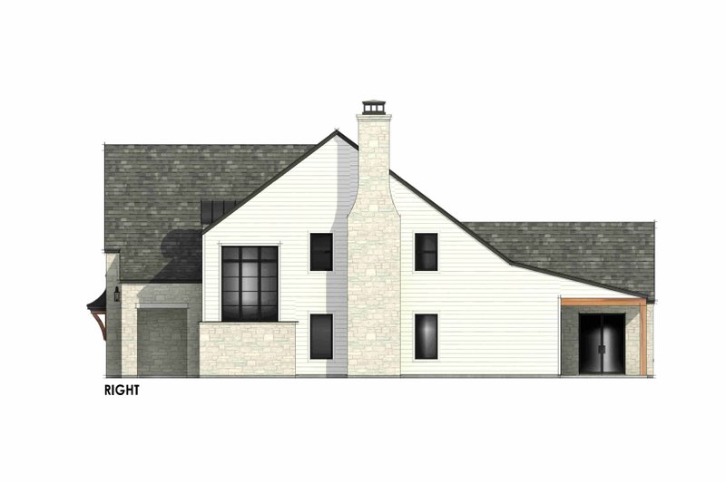 Architectural House Design - Exterior - Front Elevation 11 for Cottage House Plan #1096-211 - 4 bed, 3.5 bath