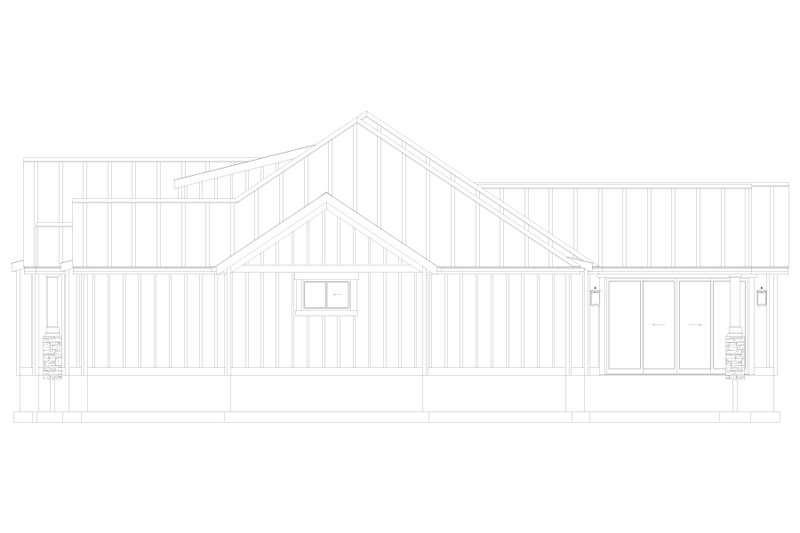 Home Plan - Exterior - Other Elevation 1 for Farmhouse House Plan #1060-169 - 3 bed, 2.5 bath