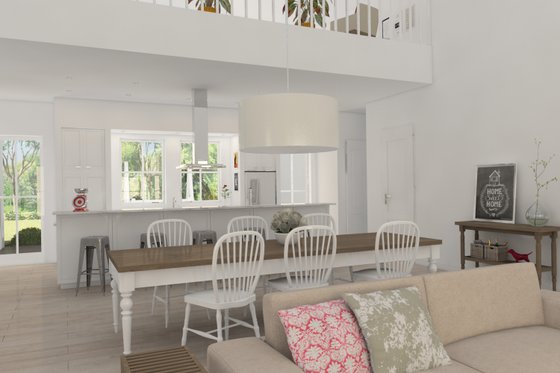 Interior - Dining Room for Farmhouse House Plan #888-7 - 3 bed, 2.5 bath