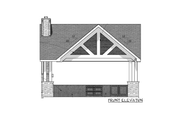 Craftsman Style House Plan - 0 Beds 0 Baths 480 Sq/Ft Plan #1089-4 