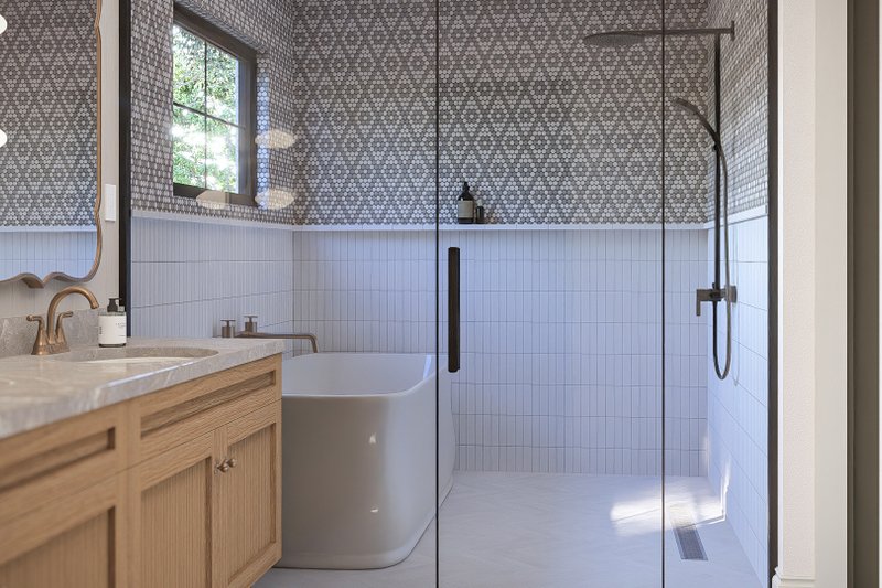 House Design - Interior - Master Bathroom 1 for Cottage House Plan #455-767 - 5 bed, 3.5 bath