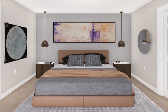 Interior - Master Bedroom for Traditional House Plan #1060-303 - 3 bed, 2.5 bath