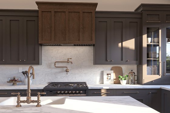 Interior - Kitchen 1 for Craftsman House Plan #455-275 - 3 bed, 2 bath