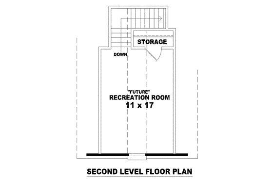 Floor Plan - Other Floor for European House Plan #81-1431 - 3 bed, 2 bath