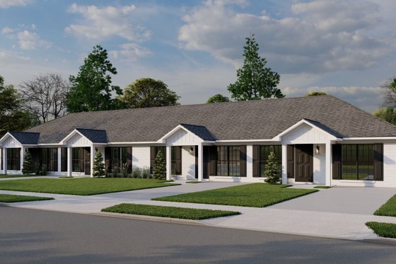 Exterior - Other Elevation for Traditional House Plan #923-397 - 2 bed, 1 bath