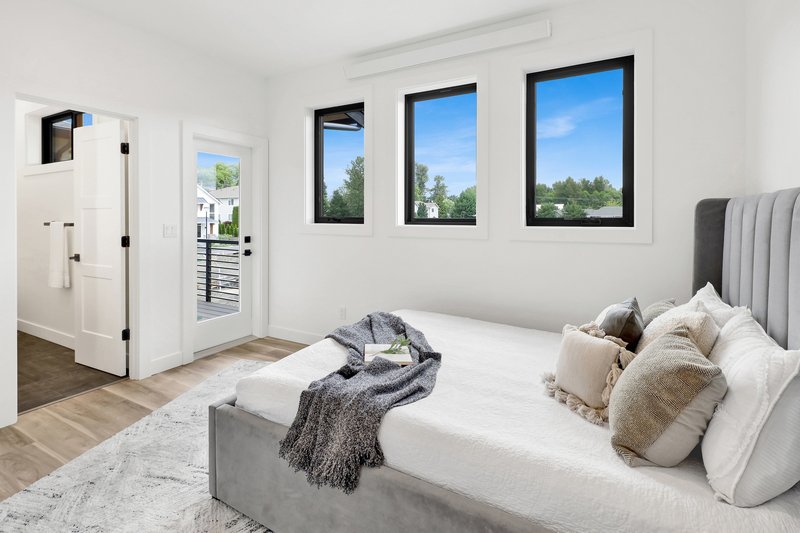 Architectural House Design - Interior - Bedroom for Contemporary House Plan #1070-233 - 2 bed, 2 bath