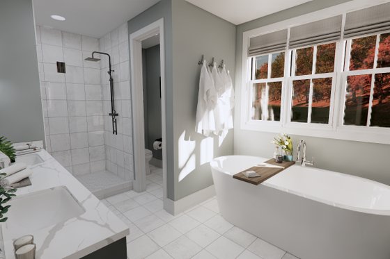 Interior - Master Bathroom for Farmhouse House Plan #51-1235 - 3 bed, 3.5 bath