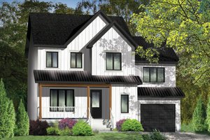 Traditional Exterior - Front Elevation Plan #25-4937