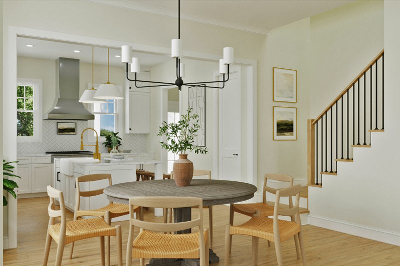 Dream House Plan - Interior - Dining Room 1 for Tudor House Plan #461-101 - 5 bed, 3 bath