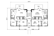 Country Style House Plan - 2 Beds 1 Baths 2986 Sq/Ft Plan #57-573 