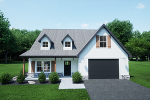 Craftsman Exterior - Front Elevation Plan #1116-18