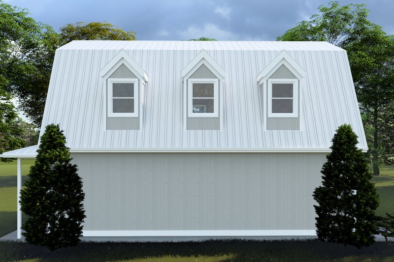 House Design - Exterior - Other Elevation 3 for Country House Plan #1060-228, 0 bath