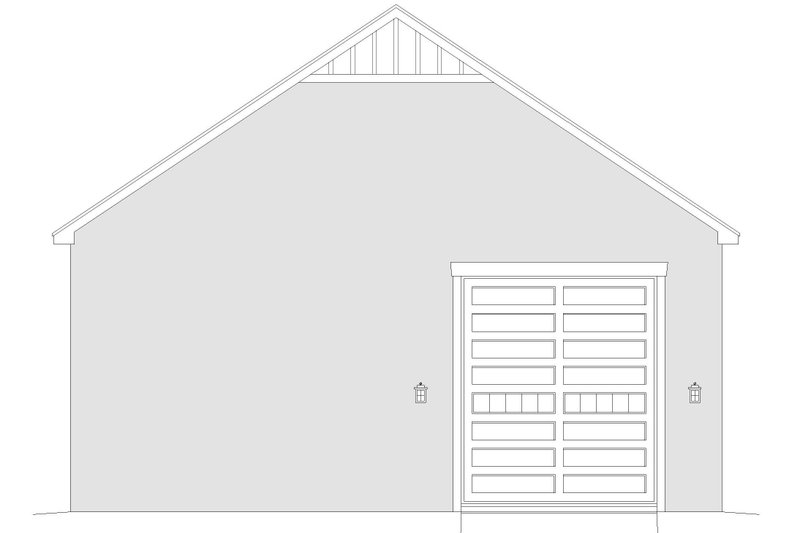 Dream House Plan - Exterior - Rear Elevation for Contemporary House Plan #932-338, 0 bath