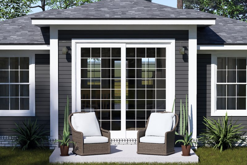 House Blueprint - Exterior - Other Elevation 2 for Modern House Plan #513-2472 - 2 bed, 2 bath