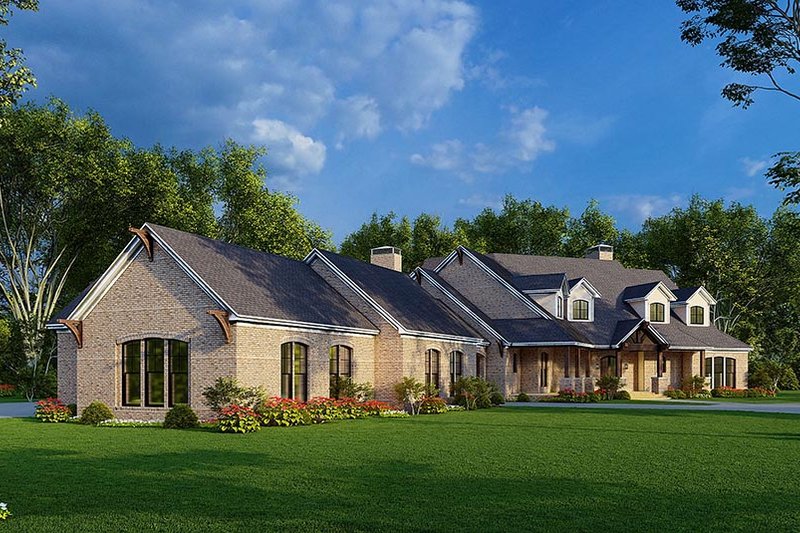 Architectural House Design - Exterior - Other Elevation for Country House Plan #923-39 - 5 bed, 5.5 bath
