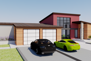 Contemporary Exterior - Other Elevation Plan #542-18