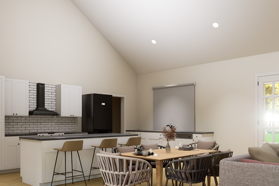 Interior - Family Room 1 for Farmhouse House Plan #1112-17 - 3 bed, 2.5 bath