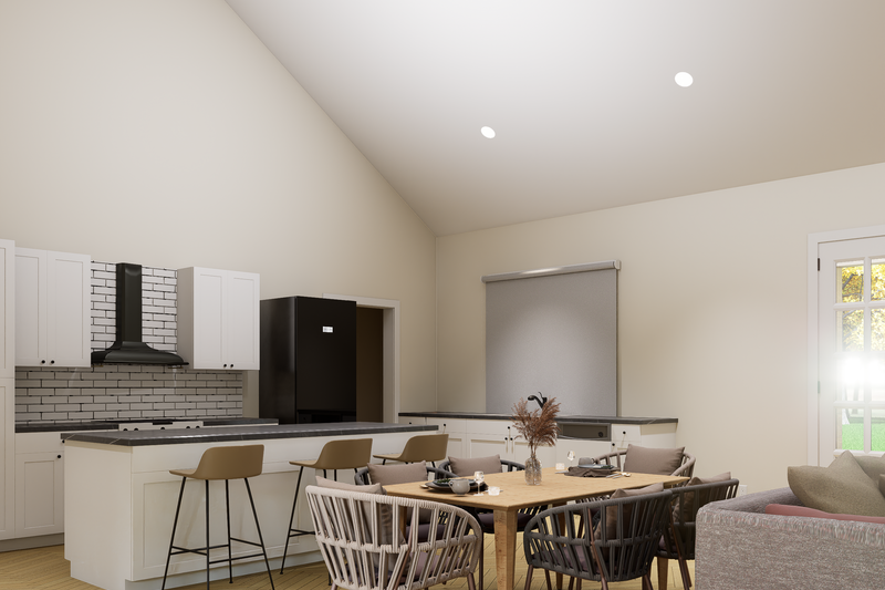 Architectural House Design - Interior - Family Room 1 for Farmhouse House Plan #1112-17 - 3 bed, 2.5 bath