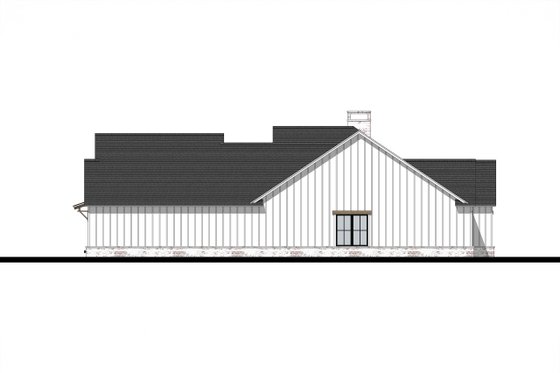Exterior - Other Elevation 1 for Farmhouse House Plan #1103-4 - 3 bed, 2.5 bath