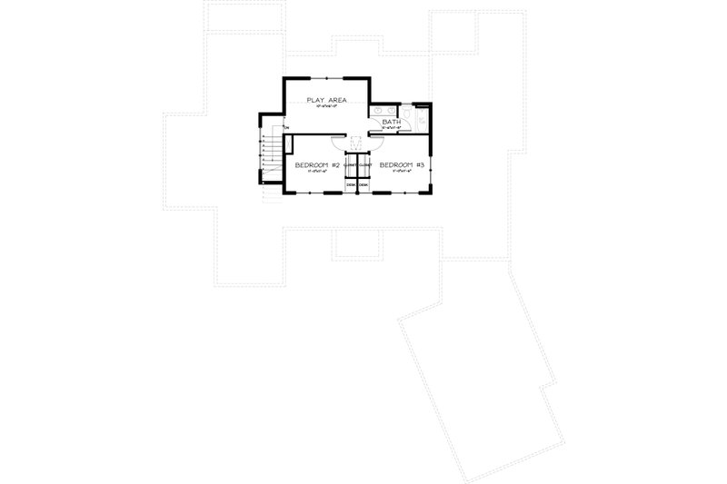 Home Plan - Floor Plan - Upper Floor for Craftsman House Plan #895-12 - 3 bed, 2.5 bath