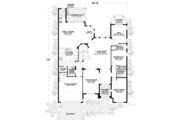 Mediterranean Style House Plan - 4 Beds 5.5 Baths 5031 Sq/Ft Plan #420-292 