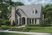European Style House Plan - 3 Beds 2.5 Baths 2135 Sq/Ft Plan #17-640 Exterior 