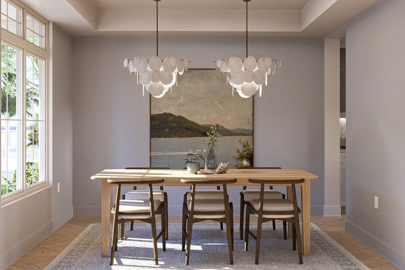 Architectural House Design - Interior - Dining Room 1 for Cottage House Plan #455-210 - 4 bed, 3 bath