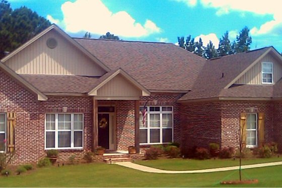 Exterior - Front Elevation for Traditional House Plan #63-202 - 4 bed, 2.5 bath