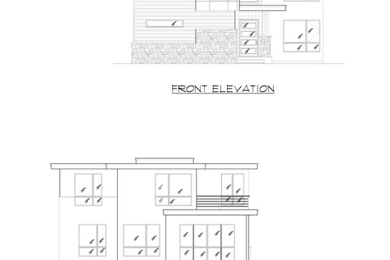 Exterior - Other Elevation for European House Plan #1066-65 - 4 bed, 3.5 bath