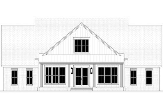 Exterior - Front Elevation 4 for Farmhouse House Plan #430-379 - 4 bed, 3.5 bath