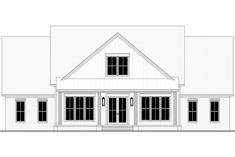 Architectural House Design - Exterior - Front Elevation 4 for Farmhouse House Plan #430-379 - 4 bed, 3.5 bath