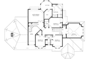 Craftsman Style House Plan - 4 Beds 3.5 Baths 4100 Sq/Ft Plan #132-162 