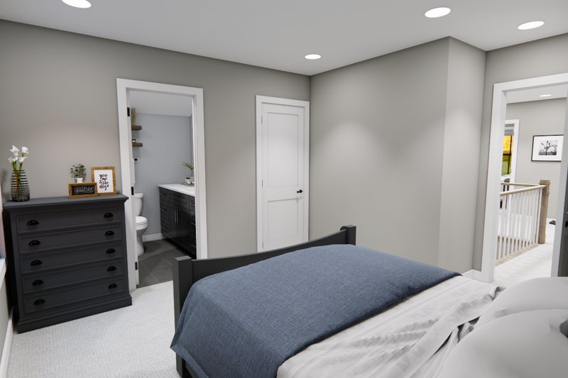 Dream House Plan - Interior - Bedroom 5 for Farmhouse House Plan #51-1366 - 4 bed, 3.5 bath