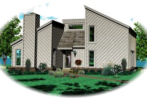 Exterior - Front Elevation Plan #81-13861
