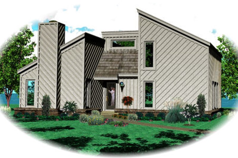 House Plan - 3 Beds 2 Baths 1641 Sq/Ft Plan #81-13861