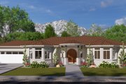 Mediterranean Style House Plan - 3 Beds 2.5 Baths 2480 Sq/Ft Plan #1060-255 