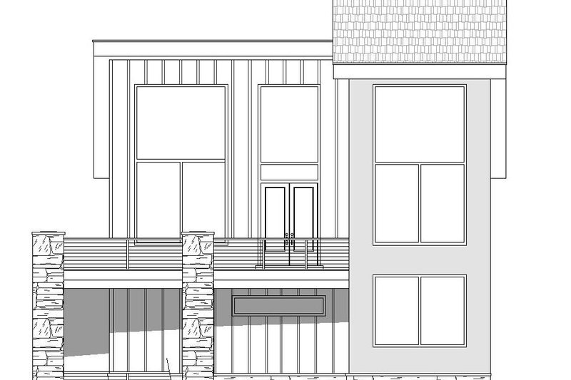 Home Plan - Exterior - Other Elevation 1 for Contemporary House Plan #932-217 - 2 bed, 2 bath