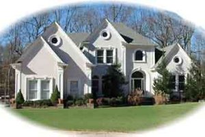 European Exterior - Front Elevation Plan #81-558