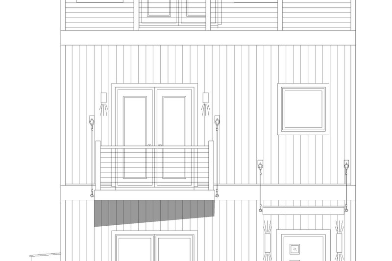 Architectural House Design - Exterior - Front Elevation 3 for Contemporary House Plan #932-1449 - 2 bed, 3 bath