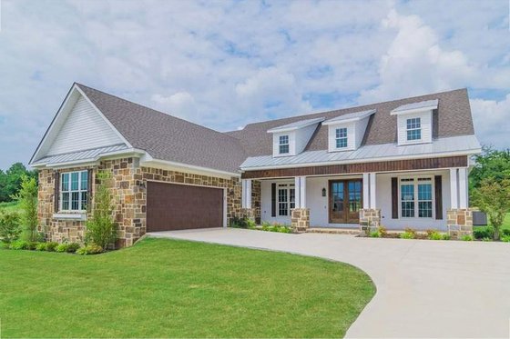 Exterior - Front Elevation 3 for Country House Plan #17-2993 - 4 bed, 3.5 bath