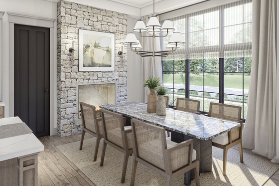 Interior - Dining Room for Modern House Plan #455-568 - 3 bed, 2 bath