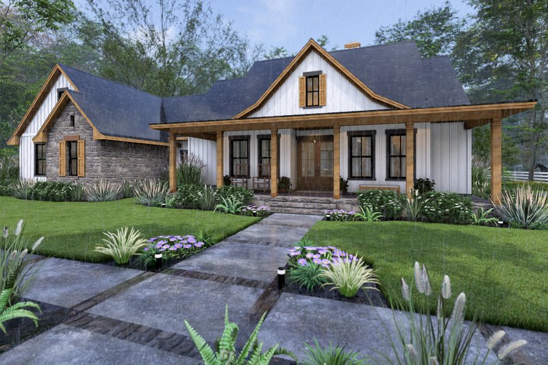 House Design - Exterior - Other Elevation for Cottage House Plan #120-285 - 3 bed, 2.5 bath