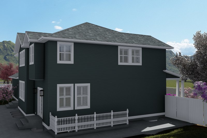 Dream House Plan - Exterior - Other Elevation 1 for Craftsman House Plan #1060-55 - 5 bed, 3 bath