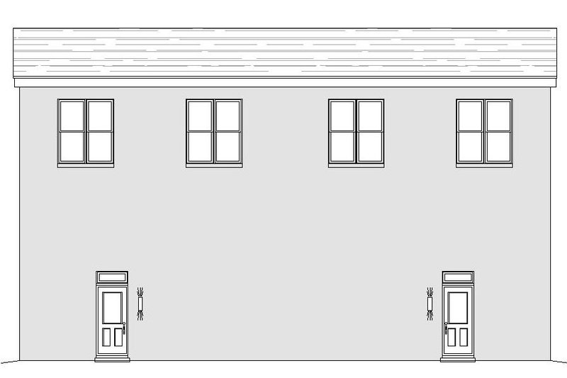 Dream House Plan - Exterior - Rear Elevation for Contemporary House Plan #932-179 - 3 bed, 2 bath