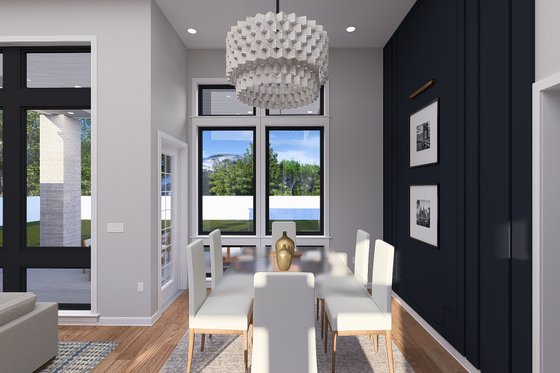 Interior - Dining Room for Contemporary House Plan #1060-273 - 3 bed, 2.5 bath