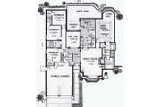 Colonial Style House Plan - 4 Beds 2 Baths 1917 Sq/Ft Plan #310-788 
