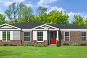 Traditional Style House Plan - 1 Beds 2 Baths 1194 Sq/Ft Plan #932-306 
