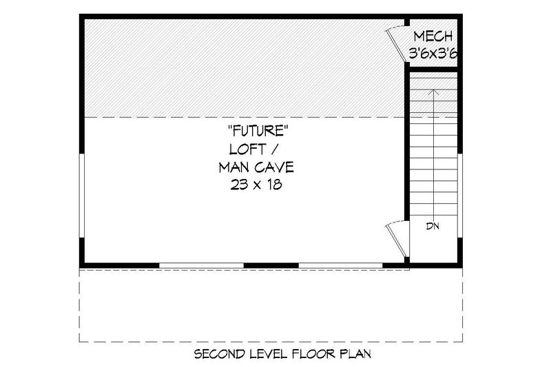 House Blueprint - Floor Plan - Upper Floor for Country House Plan #932-160, 0 bath